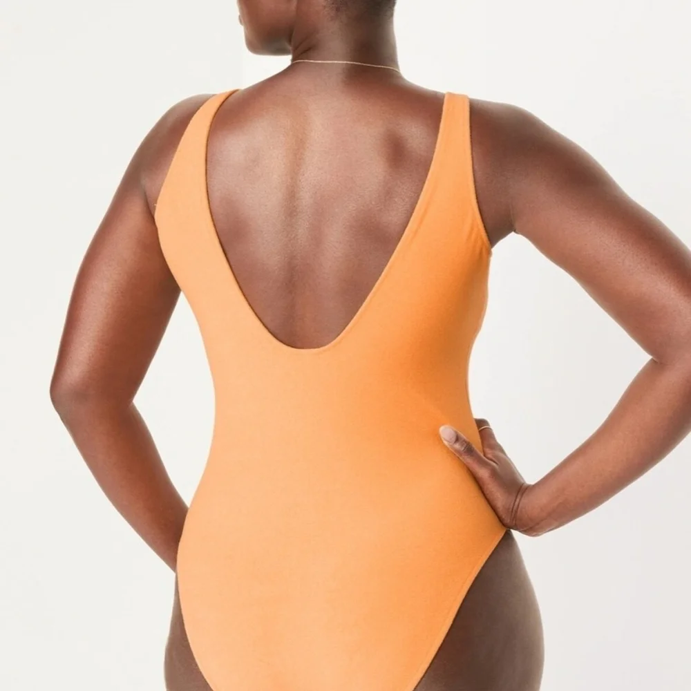 Old Navy Warm Orange One-Piece Swimsuit‎